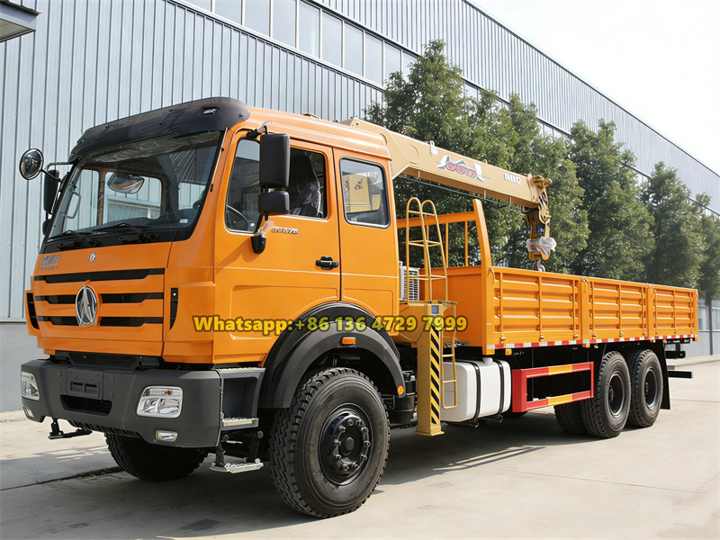 Beiben 6×4 8-ton telescopic boom truck