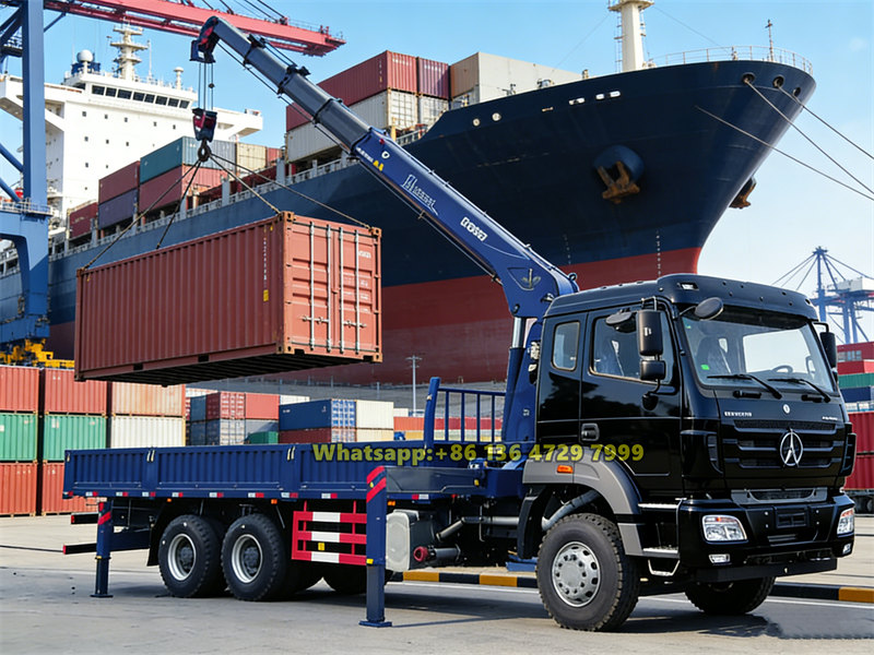 Beiben truck mounted crane applications