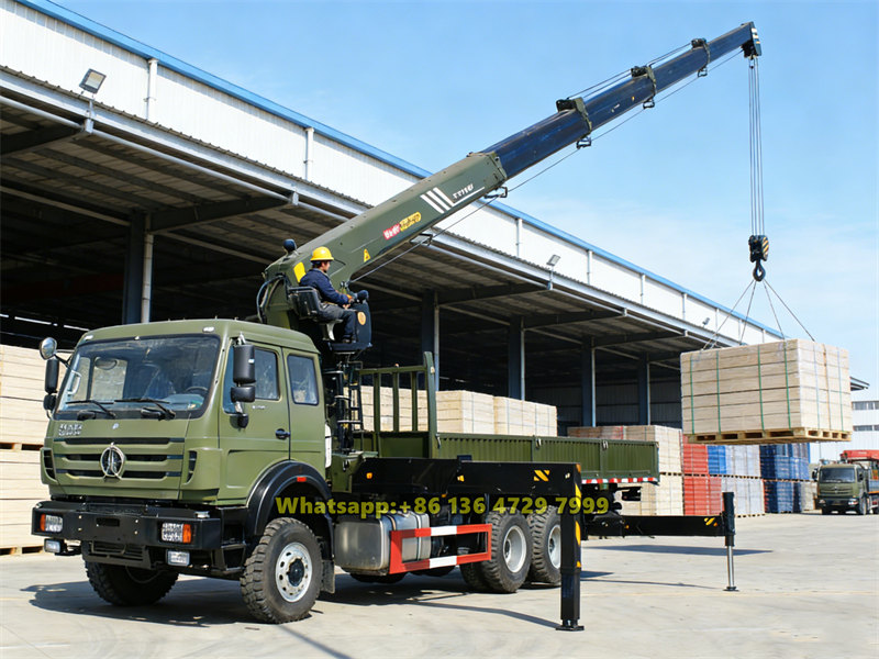 Beiben heavy-duty crane truck application