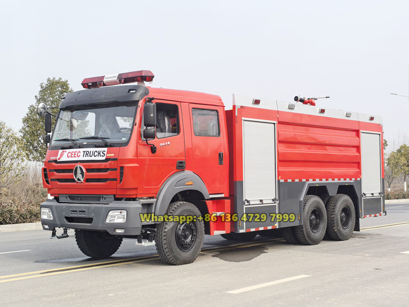Beiben 2638 water foam fire enginer