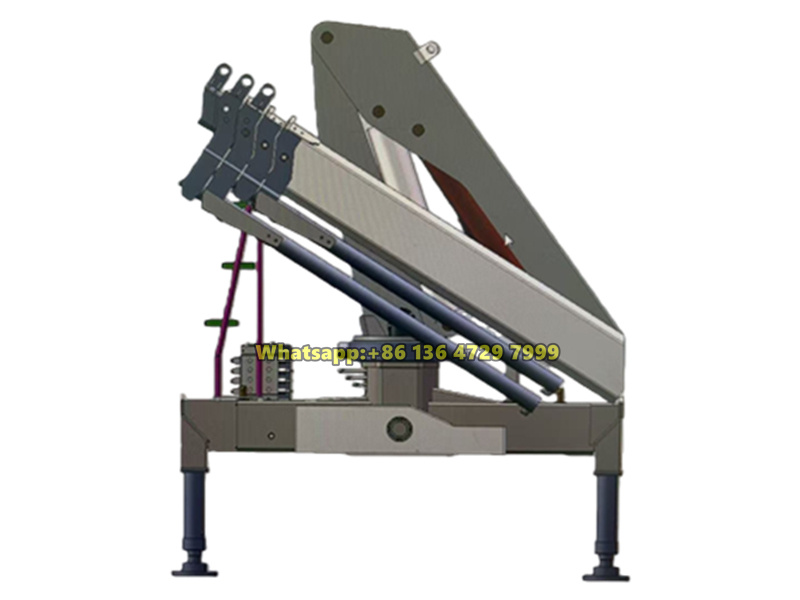 Beiben 4-ton knuckle boom crane truck