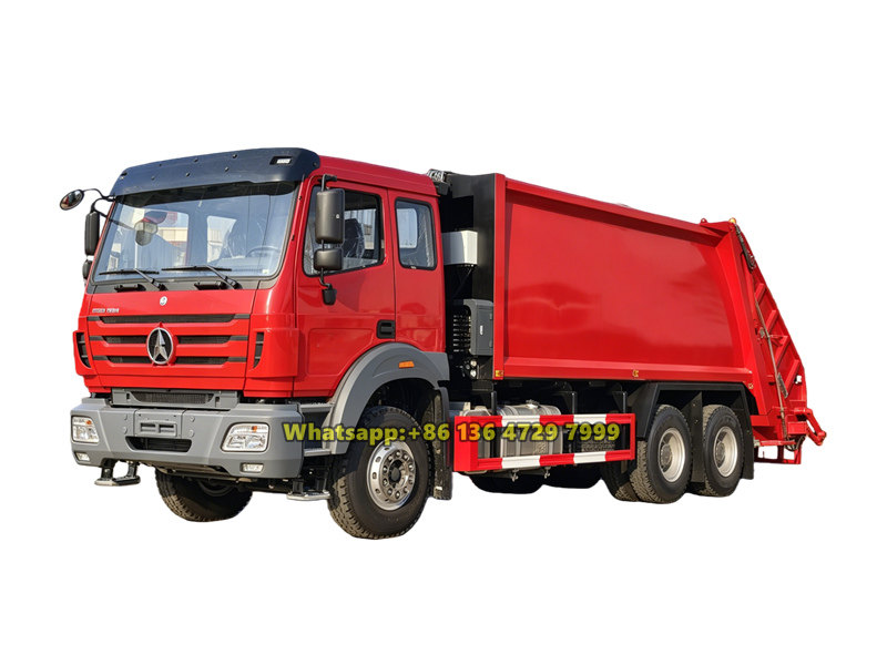 Beiben 6×4 waste compactor truck