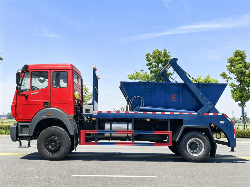 Beiben 4×2 skip bin loader