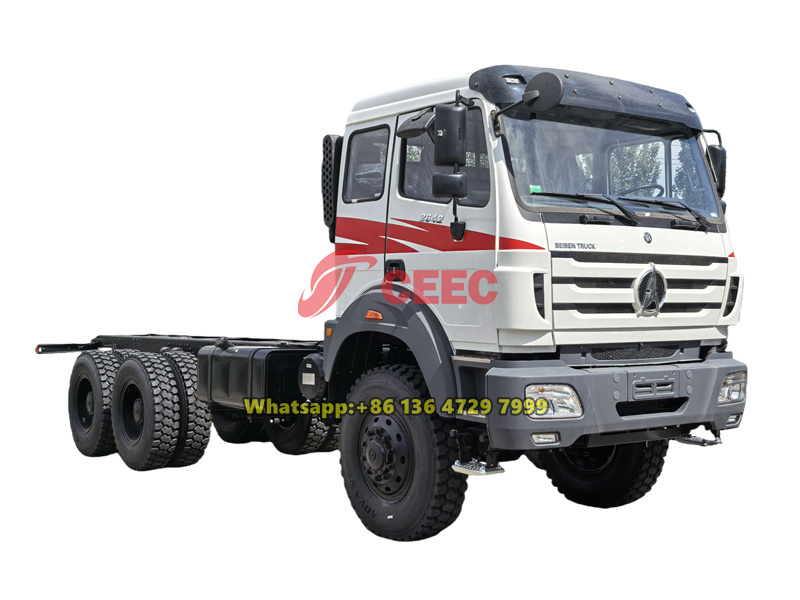 Beiben 6×6 420HP cargo chassis