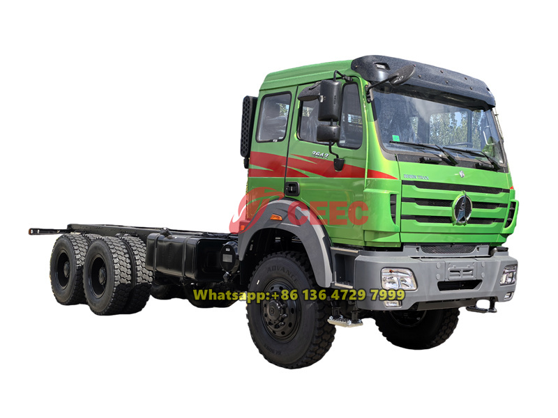Beiben 6×6 420HP cargo chassis Beiben 6×6 420HP cargo chassis