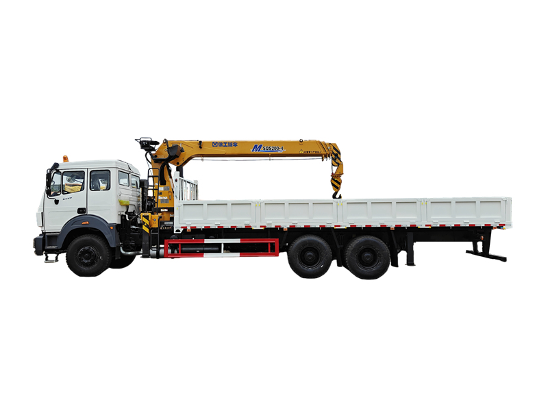 Beiben 10 wheeler truck with hydrauic crane