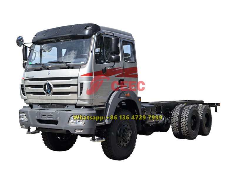 Beiben 6×6 420HP heavy chassis