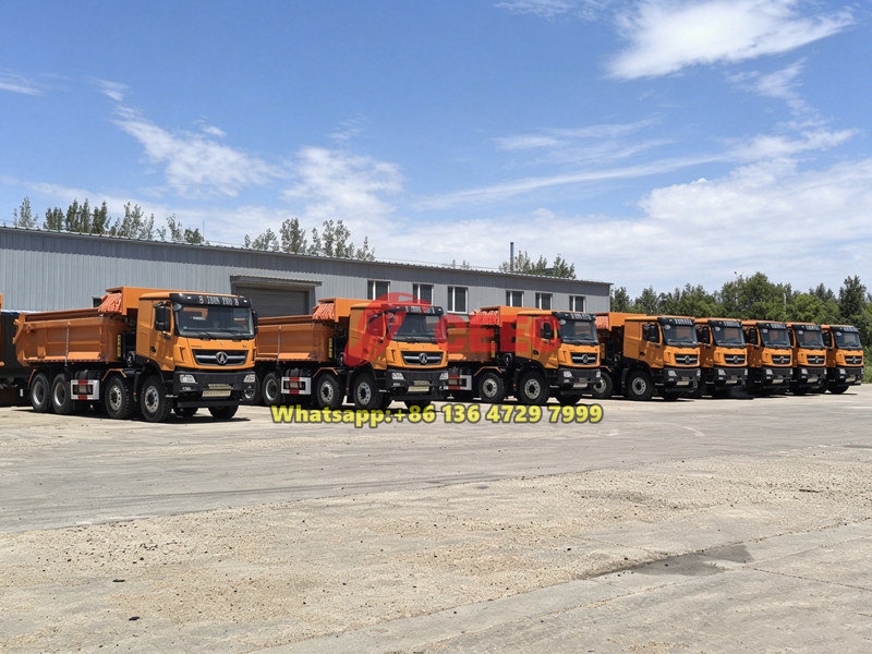 Beiben V3 500HP dump trucks with AMT transmission