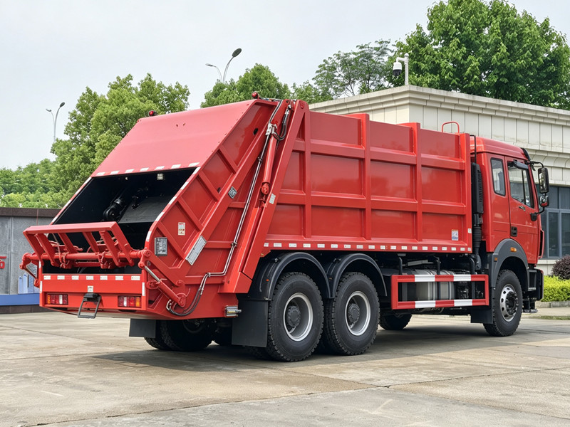 Beiben 6×4 truck mounted garbage compactor