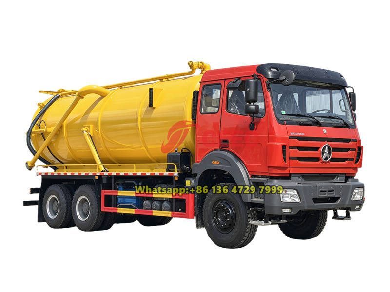 Beiben 6×4 vacuum tank truck Beiben 6×4 vacuum tank truck