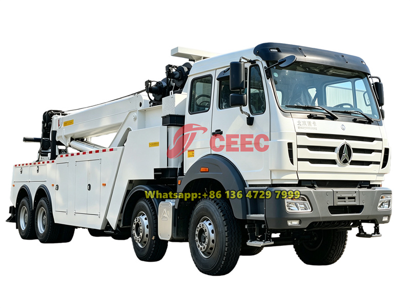 Beiben 8×4 heavy duty rotator wrecker