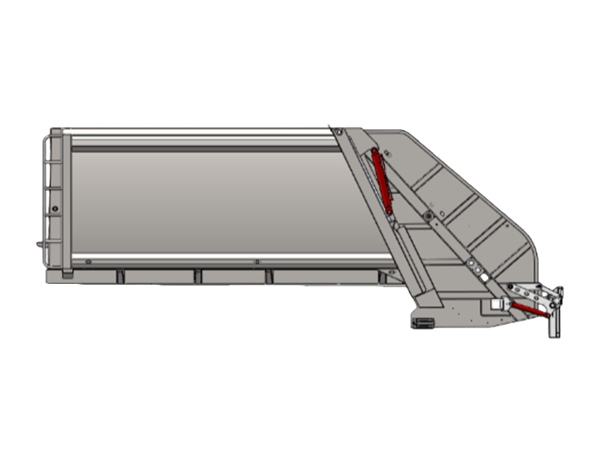 Beiben truck mounted 20CBM compactor