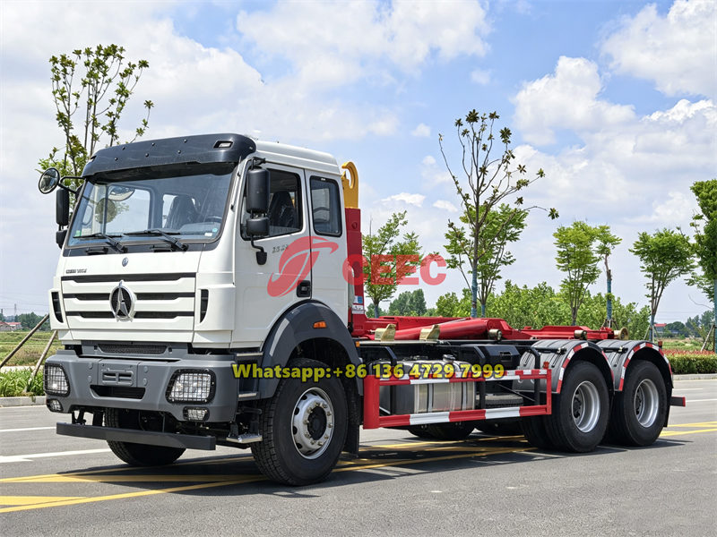 Beiben 20-ton hook loader garbage truck