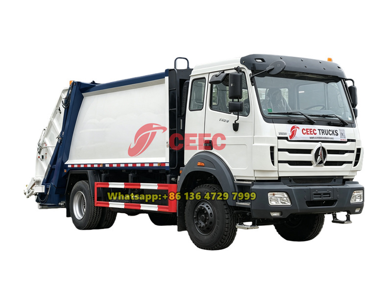 Beiben 14CBM refuse compactor truck