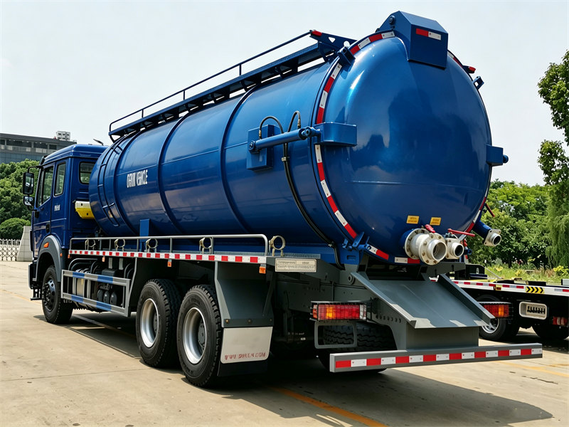 Beiben 6×4 heavy sewer vacuum truck