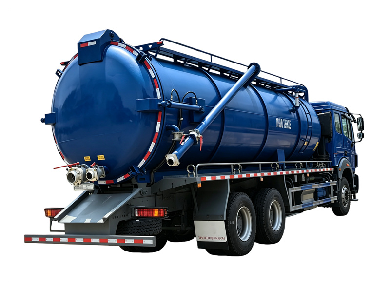 Beiben 6×4 heavy vacuum sewage truck