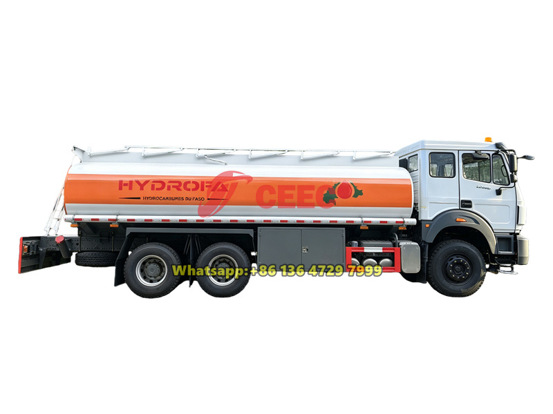 Beiben 10 wheeler diesel tanker truck