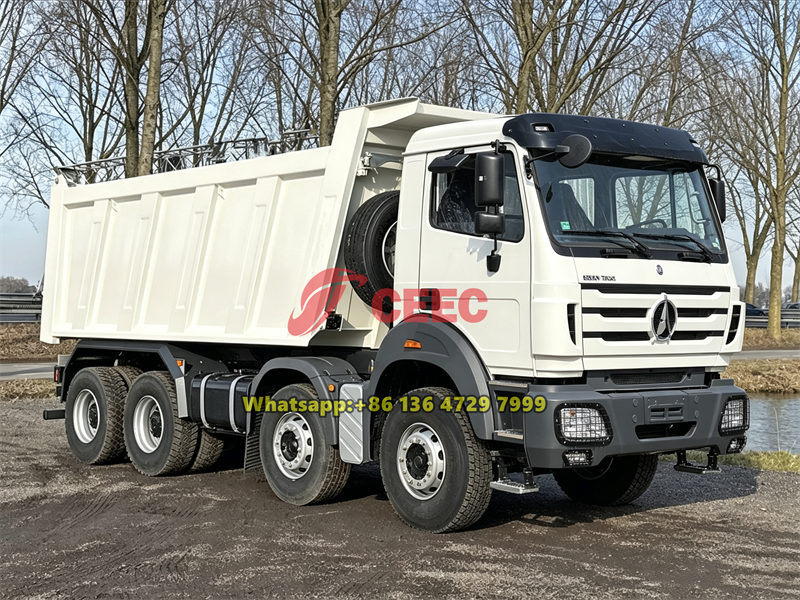 Beiben 8×4 heavy duty tipper truck