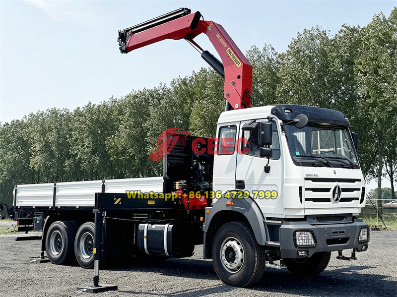 Beiben 6×4 heavy duty load crane