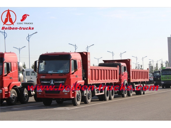 Alta calidad Made in China Powerful Beiben V3 8X4 tipper for sale With Low Price
