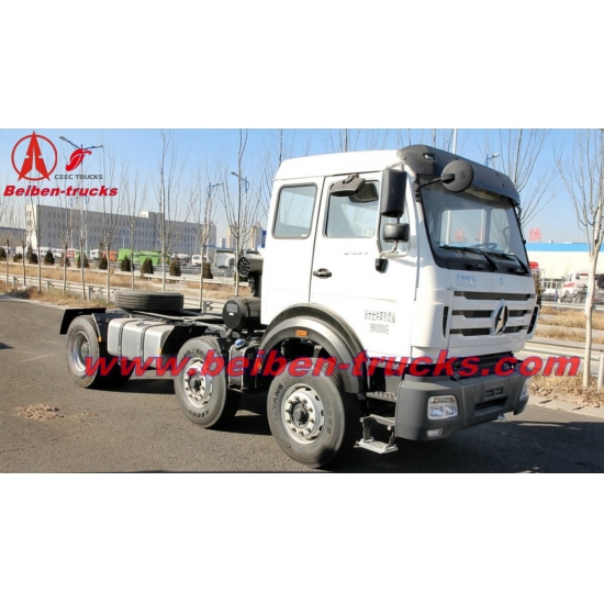 Alta calidad BEIBEN North Benz V3 2530 LNG 6x2 300hp heavy trailer truck tractor head prime mover camion hot sale in Africa low price