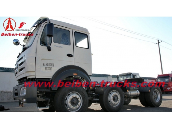 BEIBEN North Benz V3 2530 LNG 6x2 300hp camión de remolque pesado cabeza de tractor camion gran oferta en África precio bajo