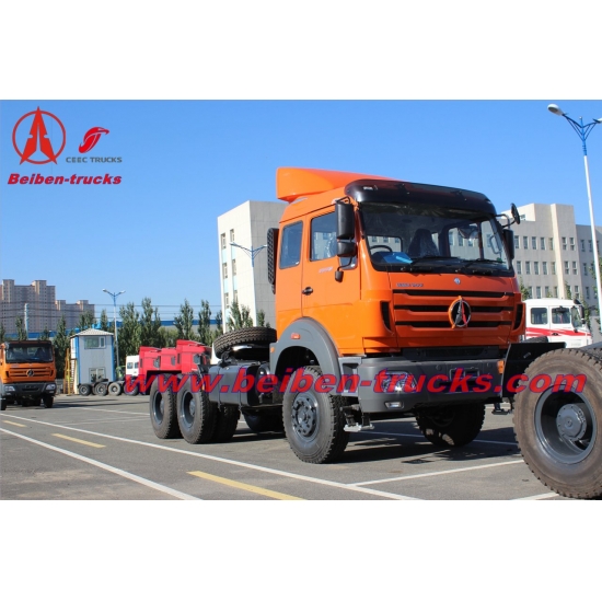 Hot sale in Congo low price in stock New BEIBEN North Benz NG80 4x2 340hp tractor head prime mover