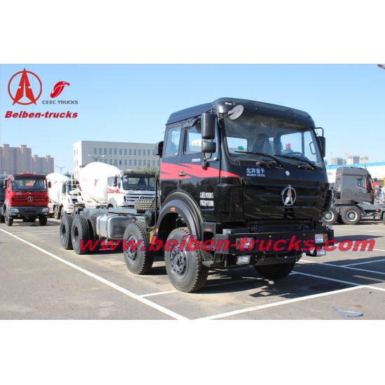 Militaty quality tractor truck Beiben heavy truck head for Africa  from china baotou