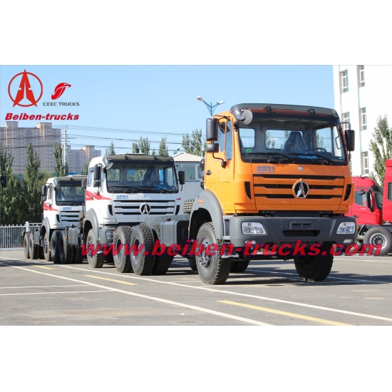 congo 420hp beiben truck tractor north benz 2642S haulage prime mover military quality truck