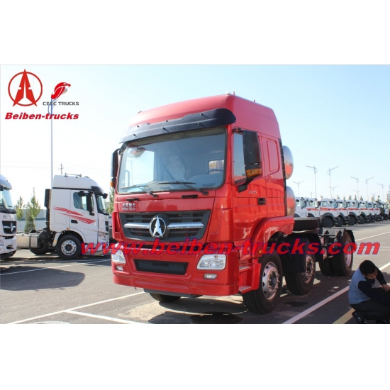 africa Beiben 380hp 10 wheeler tractor truck 2538S  manufacturer