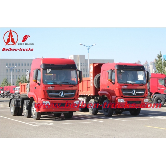 cheap BEIBEN V3 big tractor truck head for Tanzania