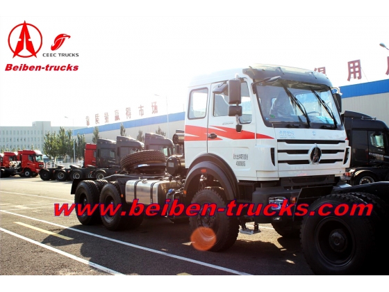 best quality Hot Sale in Africa LHD&RHD 6x4 Beiben Tractor Truck