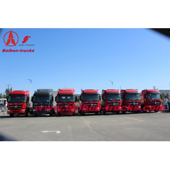 baotou 2015 new BEIBEN V3 380hp big truck tractor price