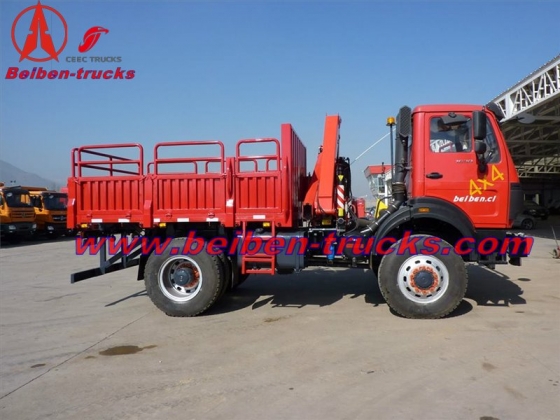 Beiben 5 t truck mounted crane price