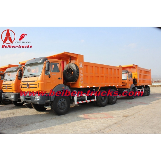 Beiben 380hp 8x4 50ton dump truck manufacturer