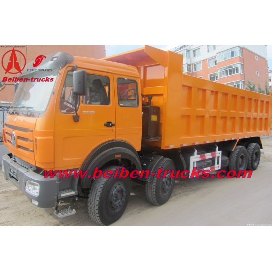 china best price for north benz 8*4 dump trucks
