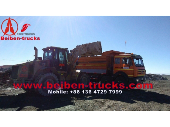Beiben 8*4 3142 heavy duty dump trucks  manufacturer