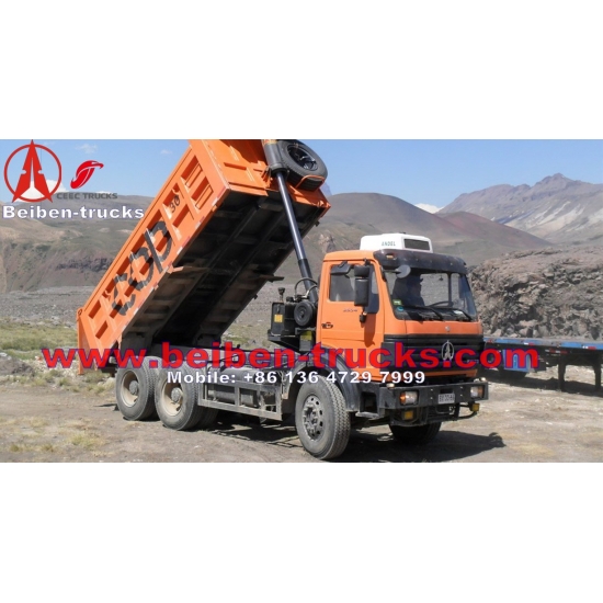 china beiben 6*4 wheeler 25 Ton dump truck manufacturer