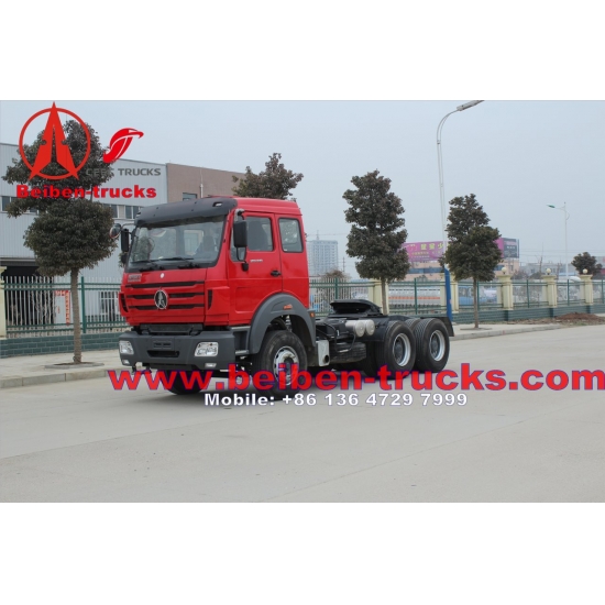 Bei ben 6X4 heavy duty tractor head truck 400hp ND42500B32J manufacturer from baotou beiben