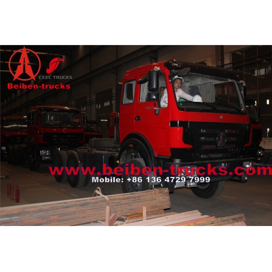 Beiben Truck 6X4 Tractor Head LHD Drive 420hp 2642SZ supplier from china