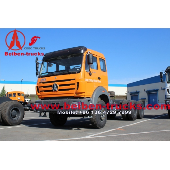 china 380hp BEIBEN North Benz 6x4 tractor camion  for congo country