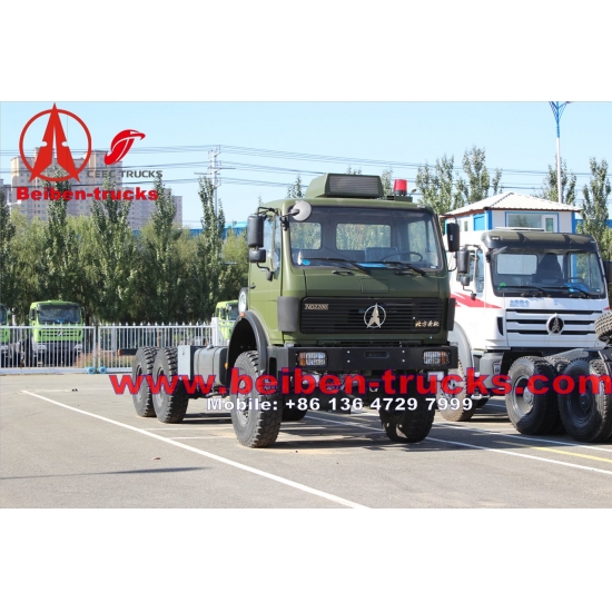 china Beiben Brand 6x4 380hp Automatic Transmission Tractor Truck