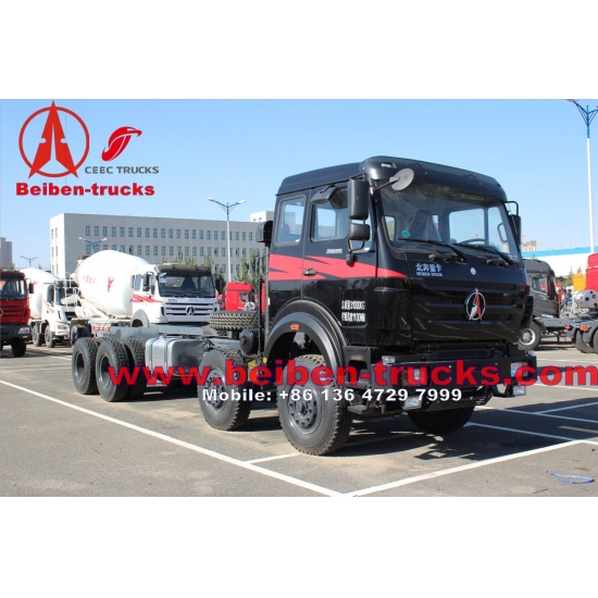 China beiben 3134AP 8 wheel drive truck chassis for congo