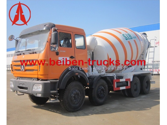 china north benz 14 CBM transit mixer truck supplier