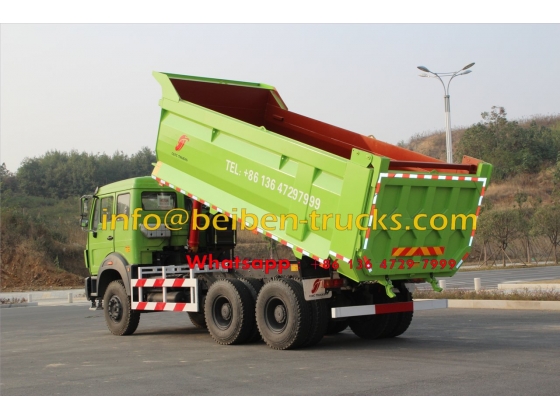 Use Mercedes Benz Technology 340hp & 380hp Beiben North Benz Dump Truck For Algeria customer