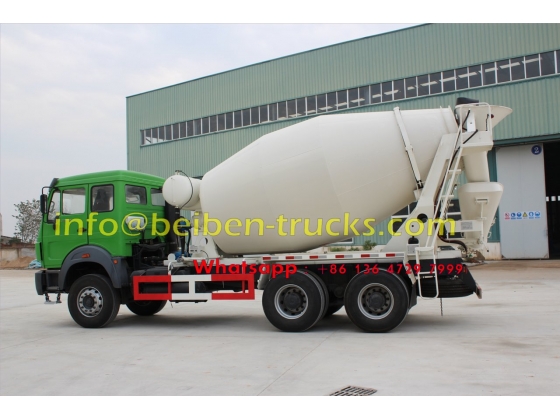 north benz 9 CBM concrete mixer truck supplier