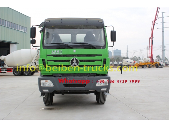 Using mercedes benz technology Beiben 10 wheel 9 cubic meters concrete truck price