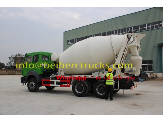 North Benz cement transit vehicle concrete mixer truck weight in china