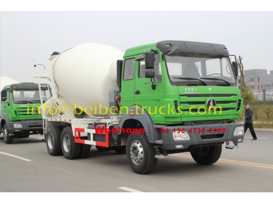 North Benz /Beiben self loading concrete mixer truck  price