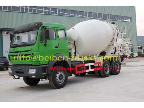 Military quality hot sale Beiben 6x4 5m3 capacity concrete mixer truck  supplier